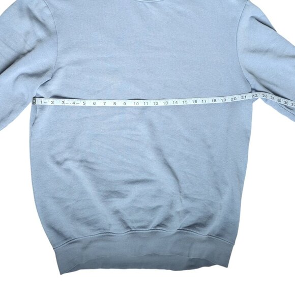 H&M Pastel Blue Oversized Crewneck Sweater Men Size Medium - Picture 8 of 12